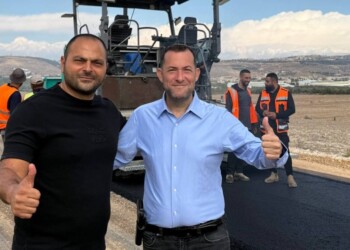 היסטוריה! החלה סלילת הכביש החדש בין חומש לשא-נור
