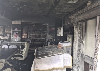שריפה בבית הכנסת בשל נרות שהושארו דולקים