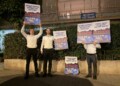 הפעילים החרדים הגיעו להפגין מול בית היועמ"שית