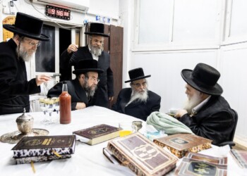 ראש בד"ץ מהדרין הרב רובין בביקור אצל האדמו"ר ממאקווא שליט"א