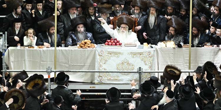 חצר הקודש צאנז בימי סוכות, הושענה רבה ושמחת תורה